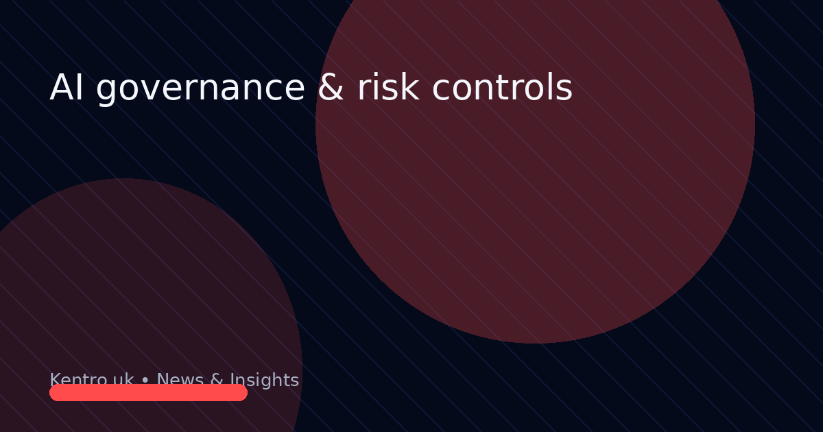 AI governance operating model: safe, compliant, measurable delivery